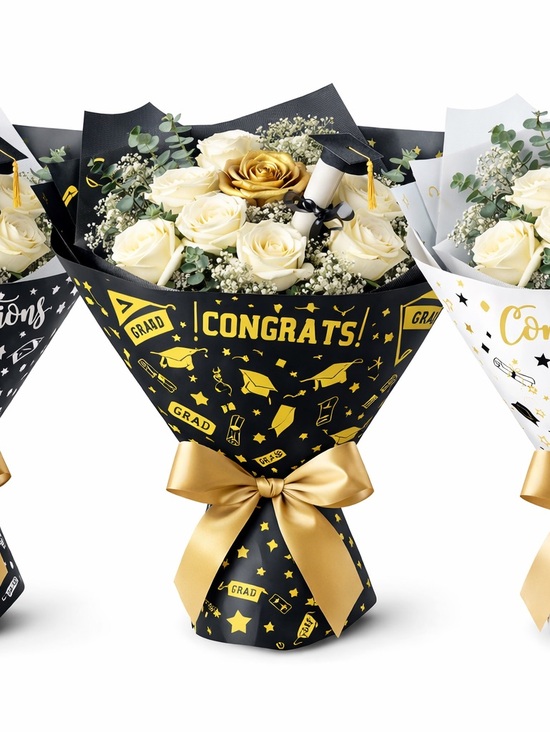 Other - Graduation Wrapping Paper 15 Sheets 5 Each Design Waterproof 22x22